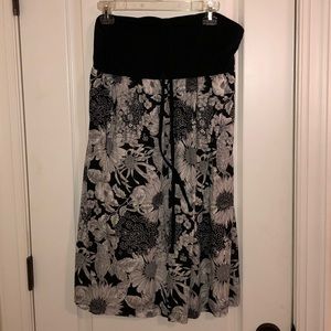 Black and white dress